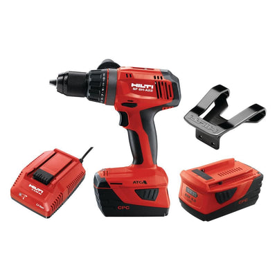 22-Volt Lithium-Ion 1/2 in. Cordless Hammer Drill Driver SF 6H Kit (No Bag)