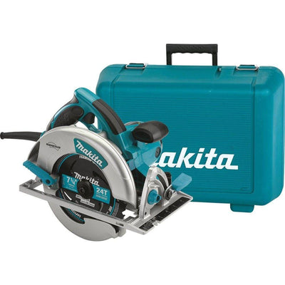 15 Amp 7-1/4 in. Corded Lightweight Magnesium Circular Saw with LED Light, Dust Blower, 24T Carbide blade, Hard Case - Super Arbor