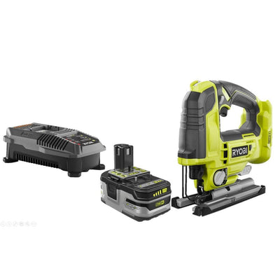 18-Volt ONE+ Cordless Brushless Jig Saw with 3.0 Ah LITHIUM+ HP Battery and 18-Volt Charger
