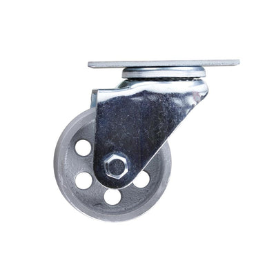 3 in. Industrial Steel Swivel Plate Caster with 300 lbs. Weight Capacity - Super Arbor