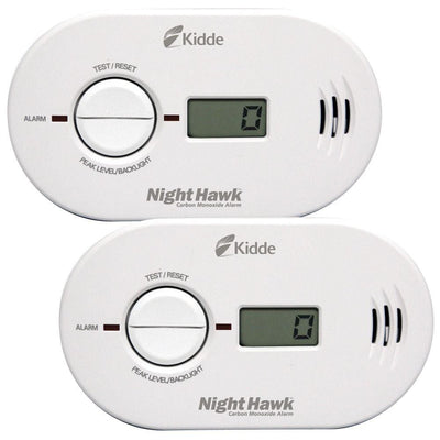 Battery Operated Carbon Monoxide Detector with Digital Display (2-pack) - Super Arbor