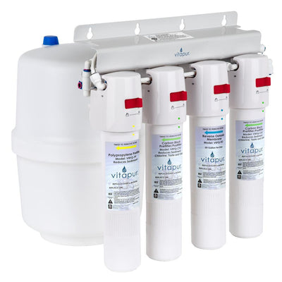 Four Stage 20.3 GPD Quick Connect Reverse Osmosis Water Treatment System - Super Arbor