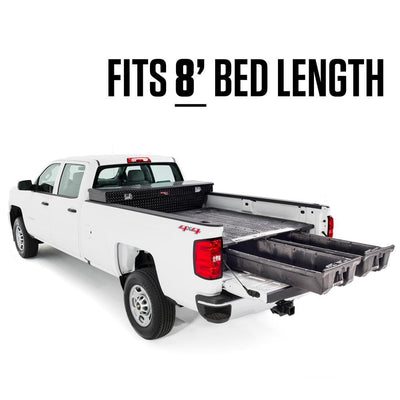 DECKED 6 ft. 5 in. Pick Up Truck Storage System for GM Sierra GMT 900 or Silverado 8 ft. Bed Length (2007-Current) - Super Arbor