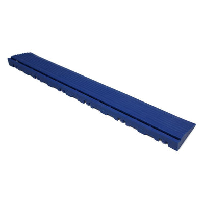 Swisstrax 15.75 in. Royal Blue Pegged Edging for 15.75 in. Swisstrax Modular Tile Flooring (2-Pack) - Super Arbor