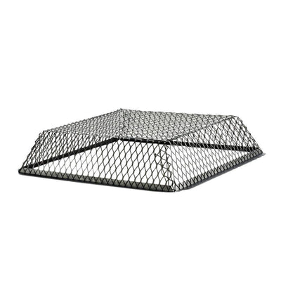 VentGuard 25 in. x 25 in. x 6 in. Stainless Steel Roof Wildlife Exclusion Screen in Black - Super Arbor