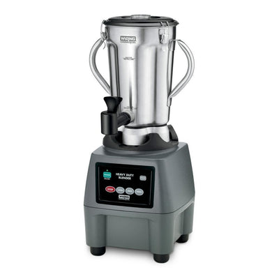 CB15 128 oz. 3-Speed Grey Blender with 3.75 HP and Electronic Touchpad Controls with Spigot - Super Arbor