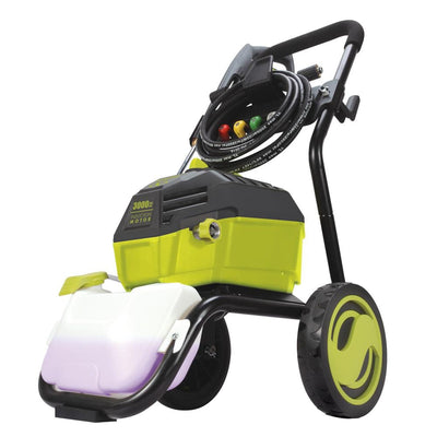 Sun Joe 3000 PSI Max 1.3 GPM 14.5 Amp High Performance Brushless Induction Motor Electric Pressure Washer - Super Arbor