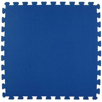 Greatmats Economy 20-Pack 24-in x 24-in Blue Foam Tile Multipurpose Flooring