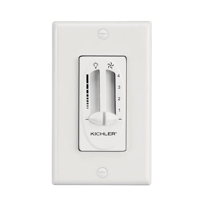 Independence 4-Speed Dual Slide Fan Switch Control, Light White - Super Arbor