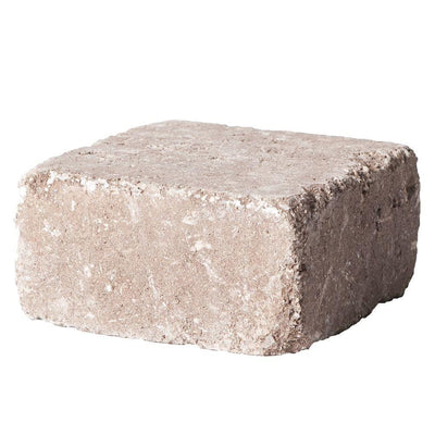 Pavestone RumbleStone Medium 3.5 in. x 7 in. x 7 in. Cafe Concrete Garden Wall Block (144-Piece/24.5 Face ft. /Pallet) - Super Arbor