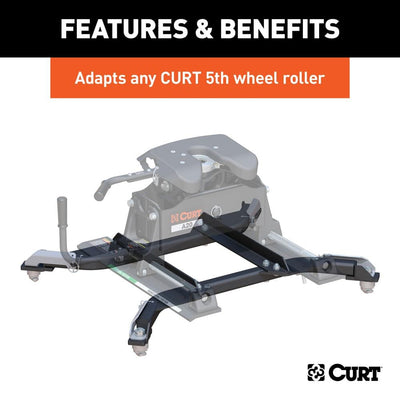 CURT OEM Puck System 5th Wheel Roller Adapter for Ram - Super Arbor