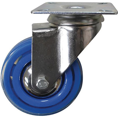 3 in. Sky Blue Swivel Caster with 132 lbs. Load Capacity (4-Pack) - Super Arbor