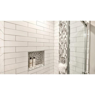 Emser CHOICE 68-Pack Fawn 6-in x 6-in Glazed Ceramic Subway Wall Tile - Super Arbor
