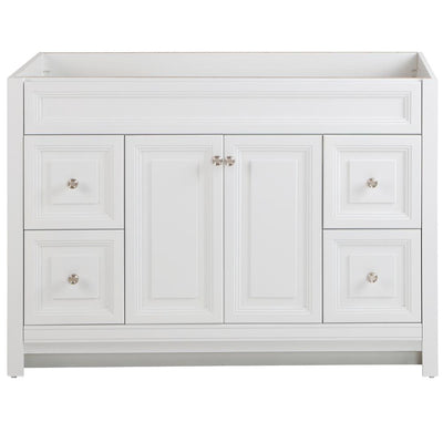 Brinkhill 48 in. W x 34 in. H x 22 in. D Bath Vanity Cabinet Only in White - Super Arbor