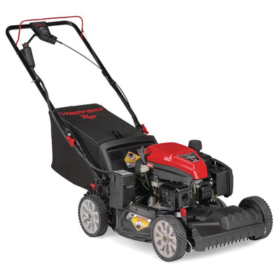 Troy-Bilt XP 21 in. 159 cc Gas Walk Behind Self Propelled Lawn Mower with Electric Start Option, 3-in-1 TriAction Cutting System - Super Arbor