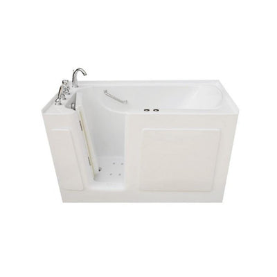 5 ft. Left Drain Walk-In Whirlpool and Air Bath Tub in White with Tranquility Package - Super Arbor