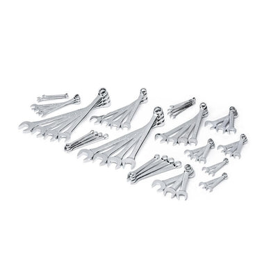 SAE/mm Combination Wrench Set (50-Piece) - Super Arbor