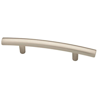 Arched 3 in. (76 mm) Center-to-Center Satin Nickel Drawer Pull (6-Pack) - Super Arbor