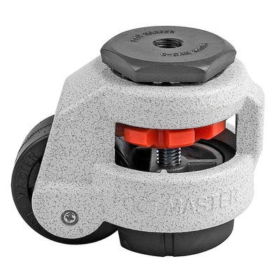 2 in. Nylon Wheel Standard Stem Leveling Caster with Load Rating 550 lbs. - Super Arbor