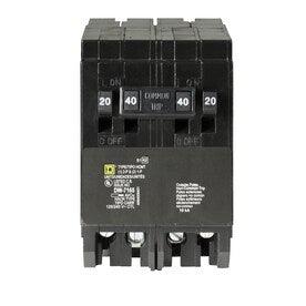 Square D Homeline 40-Amp 4-Pole Quad Circuit Breaker - Hardwarestore Delivery