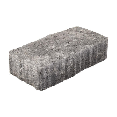Clayton 7 in. L x 3.5 in. W x 1.77 in. H Greystone Concrete Paver (840-Pieces/142.8 sq. ft./Pallet) - Super Arbor