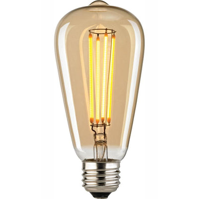 Titan Lighting Filament Medium LED Bulb With Light Gold Tint - Super Arbor