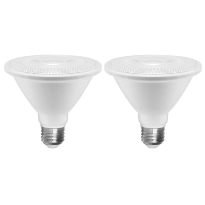 Euri Lighting 75-Watt Equivalent PAR30 Dimmable Short Neck LED Light Bulb (2-Pack) - Super Arbor