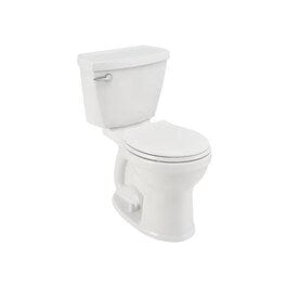 American Standard Champion White Round Chair Height 2-piece Toilet 12-in Rough-In Size - Super Arbor