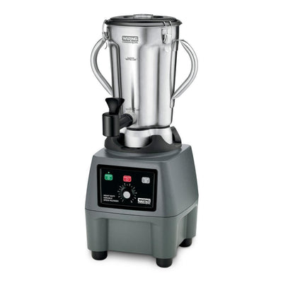 CB15 128 oz. 10-Speed Stainless Steel Blender Silver with 3.75 HP and Electronic Touchpad Controls with Spigot - Super Arbor