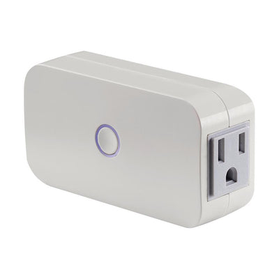 Smart Energy Wi-Fi Indoor Energy Recording 3-Prong 2-Outlet Plug, Alexa/Google Asst, Remote, Multi-Control and Schedule - Super Arbor