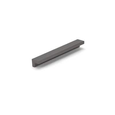 6-5/16 in. (160 mm) Brushed Black Stainless Steel Contemporary Drawer Pull - Super Arbor