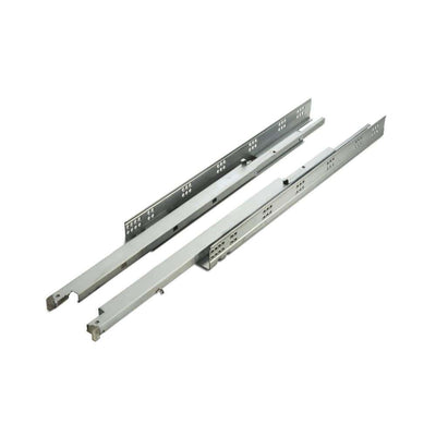 Series 818 19-5/8 in (500 mm) Full Extension Concealed Undermount Slide with Soft-Close, 75 lbs. (1-Pair) - Super Arbor