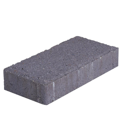 Holland 45 mm 7.87 in. L x 3.94 in. W x 1.77 in. H Charcoal Concrete Paver (672-Piece/145 sq. ft./Pallet) - Super Arbor