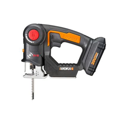 POWER SHARE AXIS 20-Volt Lithium-Ion Convertible Jigsaw and Reciprocating Saw in One - Super Arbor