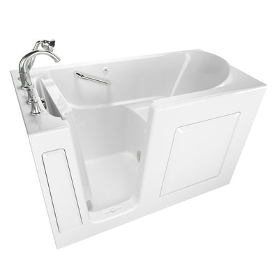 Exclusive Series 60 in. x 30 in. Left Hand Walk-In Soaking Tub with Quick Drain in White - Super Arbor