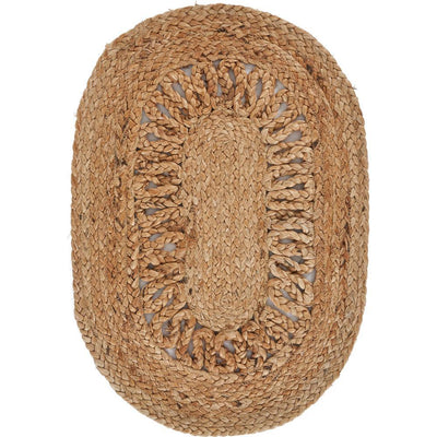 19 in. x 13 in. Brown Natural Jute Placemats ( Set of 4 ) - Super Arbor