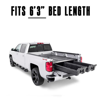 DECKED 6 ft. 3 in. Bed Length Pick Up Storage System for GM Sierra or Silverado 2500 & 3500 (2020-current) - New "Wide Bed" - Super Arbor