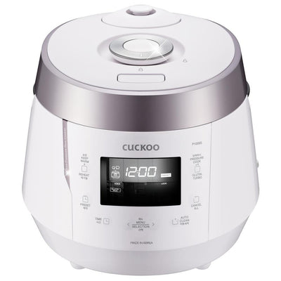 Cuckoo 10-Cup High Pressure Rice Cooker in White - Super Arbor