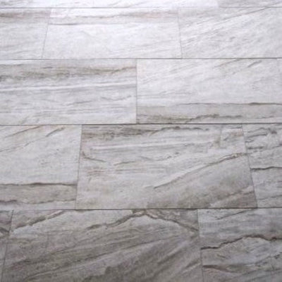 Vigo Gris 12 in. x 24 in. Matte Ceramic Stone Look Floor and Wall Tile (16 sq. ft./Case)