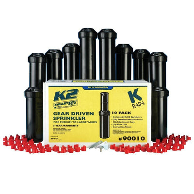 5 in. K2 Gear Drive Sprinklers (10-Pack) - Super Arbor