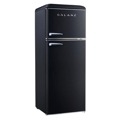 7.6 cu.ft. Retro Mini Refrigerator with Dual Door and True Freezer in Red - Super Arbor