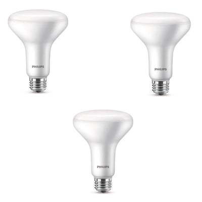 Philips 65-Watt Equivalent with Warm Glow BR30 Dimmable LED ENERGY STAR Light Bulb, Soft White (6-Pack) - Super Arbor