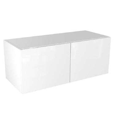 Ready to Assemble 30 in. x 24 in. x 12 in. Bridge Wall Cabinet in White Gloss - Super Arbor