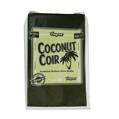 Viagrow 1.5 cu. ft. Coco Coir Fluffed Coconut Pith Fiber Soilless Grow Media Bag - Super Arbor