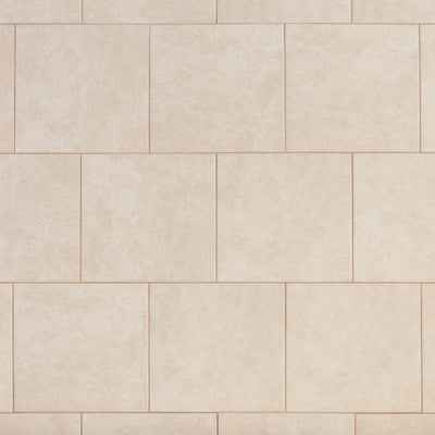 TrafficMaster Laguna Bay 12 in. x 12 in. Cream Ceramic Floor and Wall Tile (14.53 sq. ft. / case) - Super Arbor