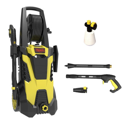 Realm 2450 PSI 1.75 GPM 14.5 Amp Cold Water Electric Pressure Washer in Yellow Black (Standard Edition) - Super Arbor