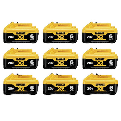 20-Volt MAX XR Premium Lithium-Ion 6.0Ah Battery Pack (9-Pack) - Super Arbor
