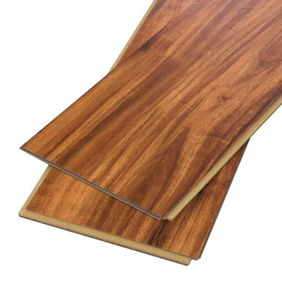 Cali Bamboo Cali Vinyl 10-Piece 7.125-in x 48.03-in Antique Java Luxury Locking Vinyl Plank Flooring - Super Arbor