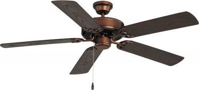 Maxim Lighting 89915OI Basic-Max Outdoor Ceiling Fan 52 Inch Blade Oil Rubbed Bronze Iron