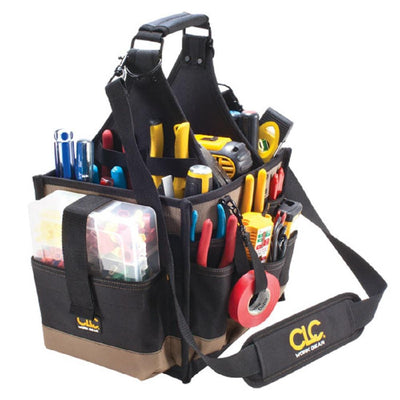 11 in. 22-Pocket Electrical and Maintenance Tool Bag - Super Arbor